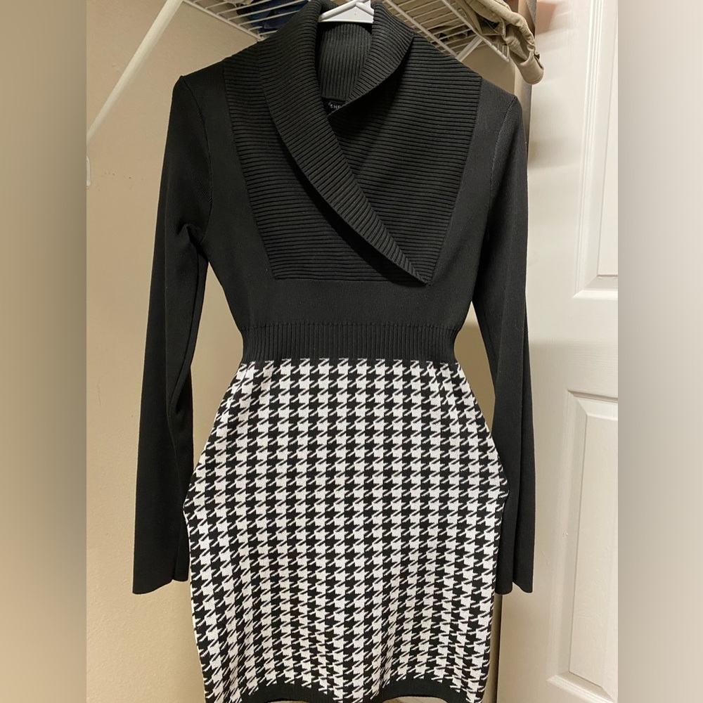 Collar Sweater Dress